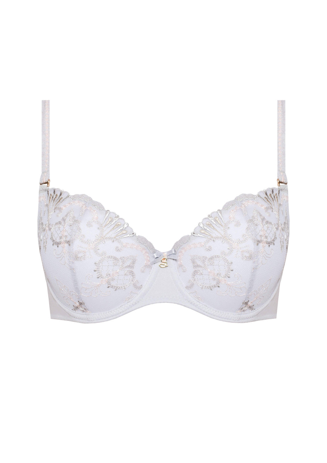 Perla - A142 Soft Half Cup Balconette BH Tattoo Silber