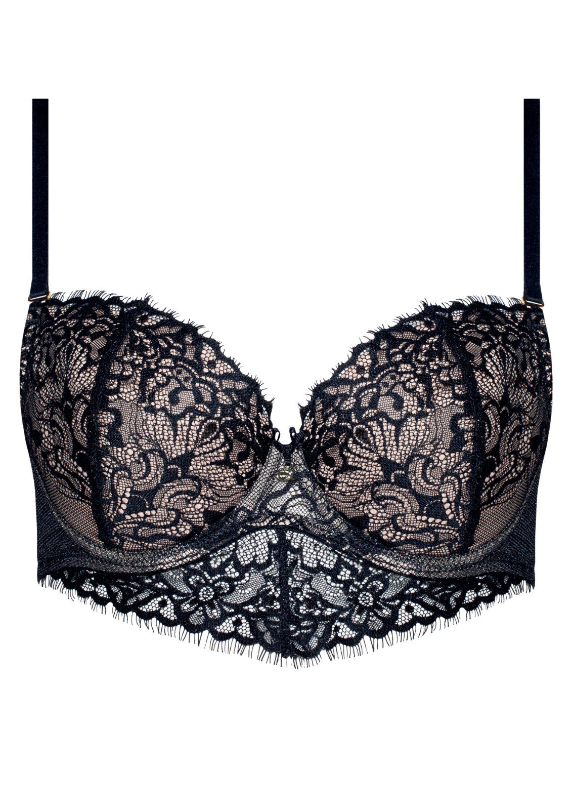 Tamala - A332 Plunge Push Up BH Tattoo