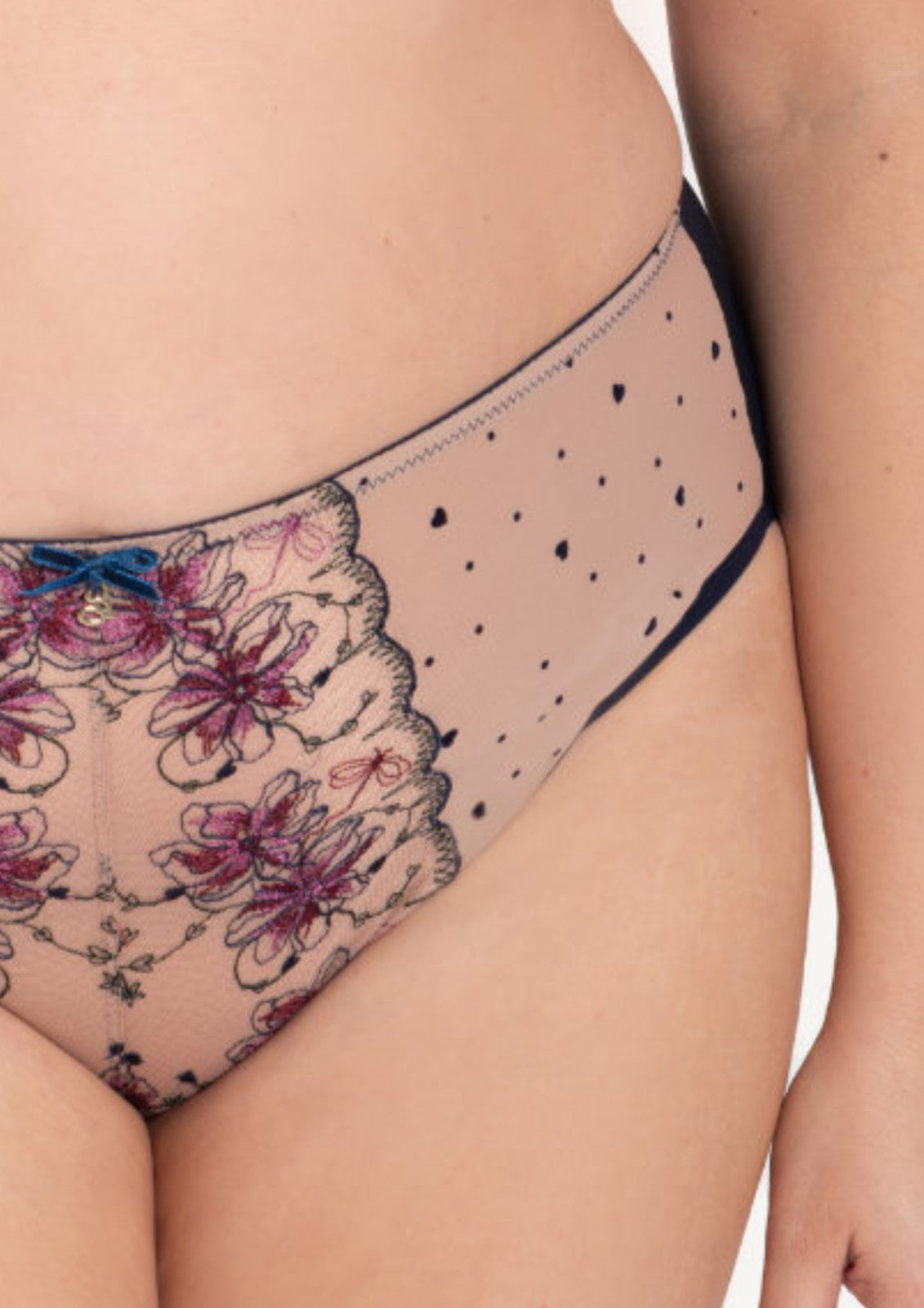 Frida - Slip mit hoher Taille Tattoo