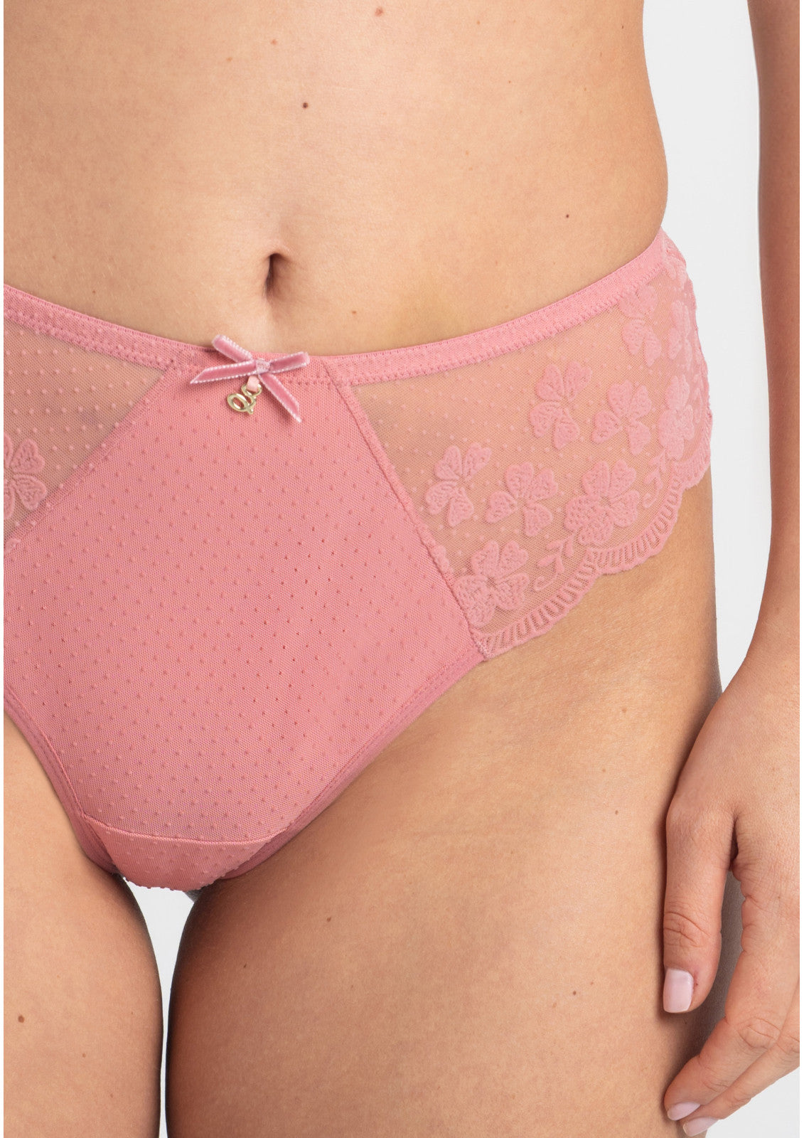 Rose - String mit hoher Taille